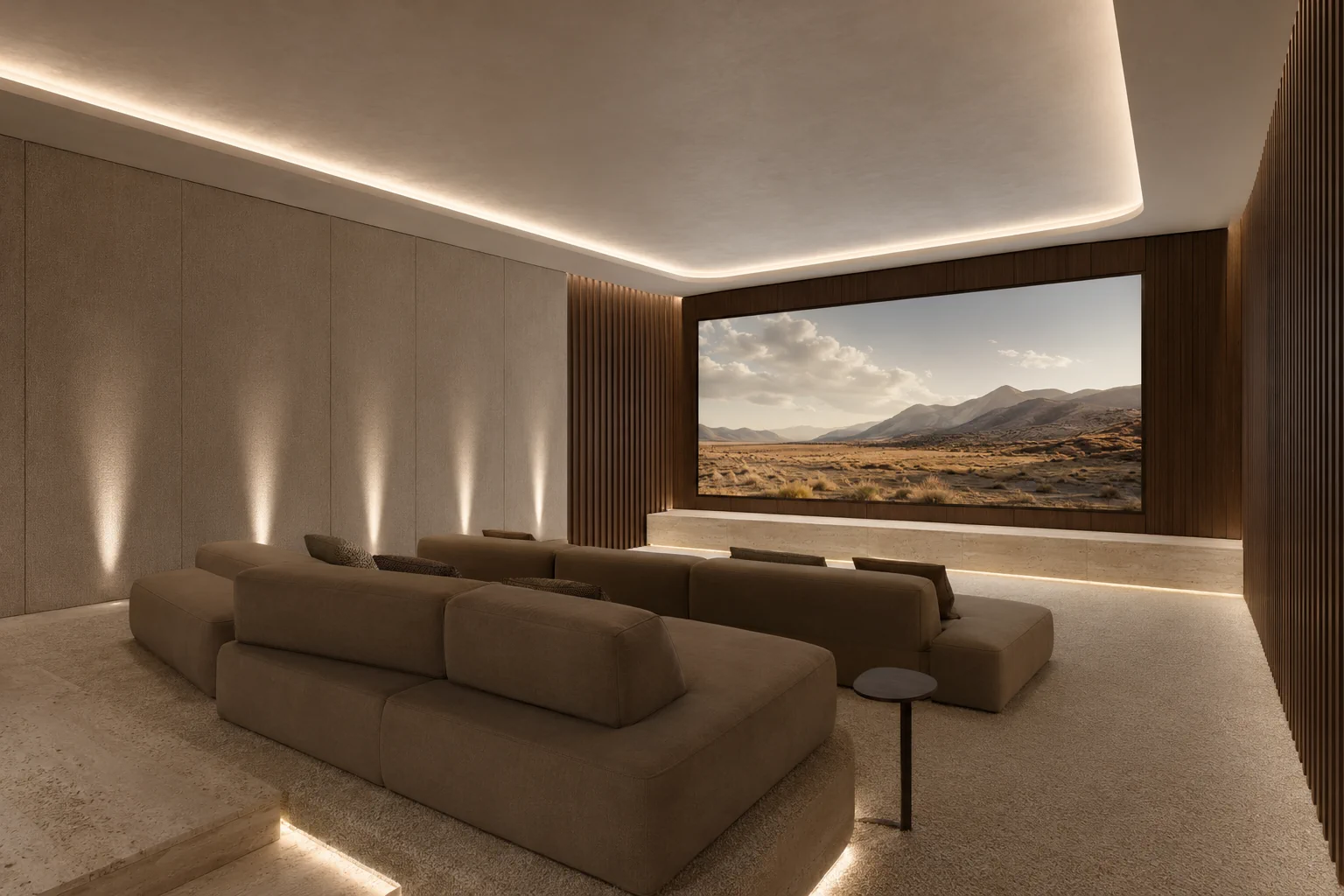 Bright dedicated home theater