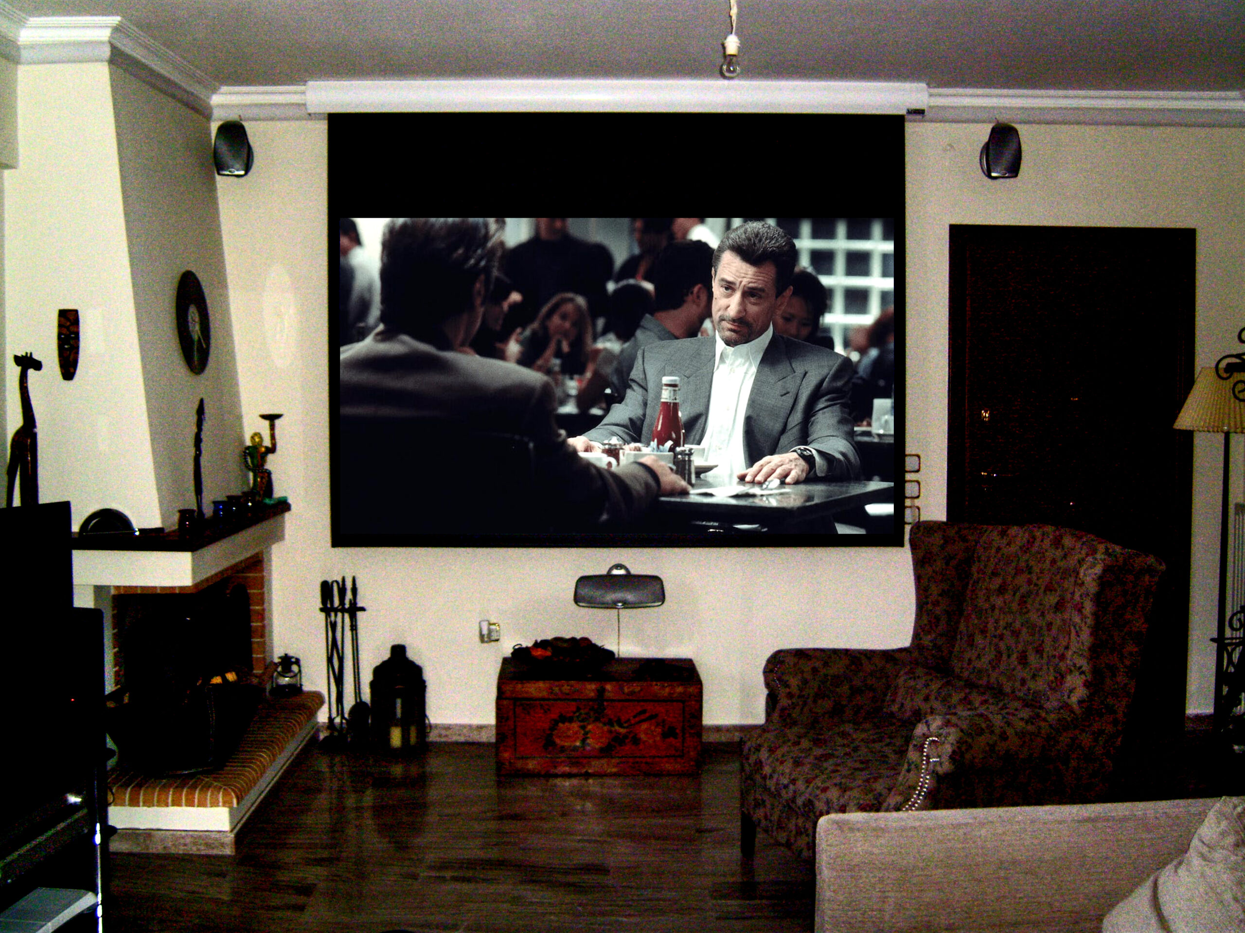 Home Cinema σε καθιστικό
