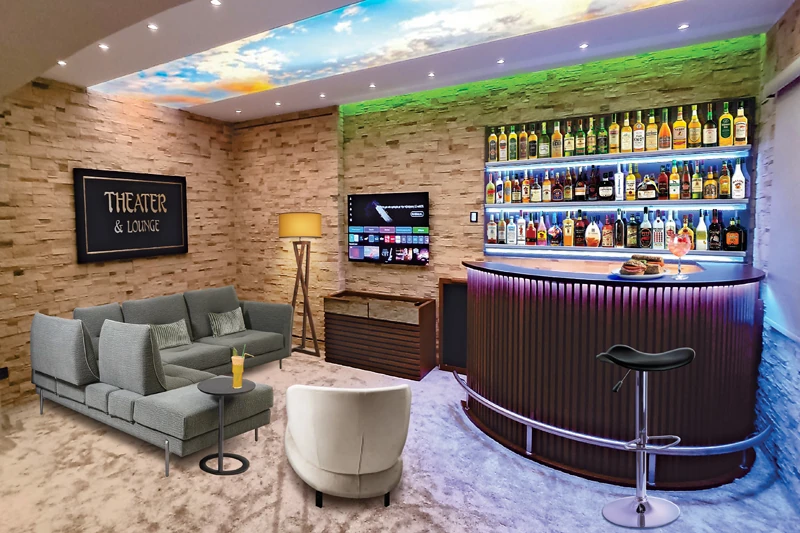 Lounge με καθιστικό και bar Lounge με καθιστικό και bar
